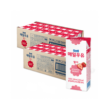 매일유업매일우유 딸기 멸균 200ml 48팩
