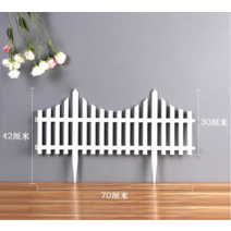 작은 울타리 화단 텃밭경계 플라스틱 휀스 꽃밭울타리, 유럽식 인서트 70x42