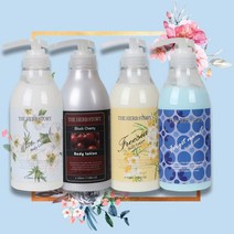 더허브스토리 고보습 대용량 바디로션 500ml 0.3502ea, RA_ 08. 블랙체리, RA_ 본상품선택