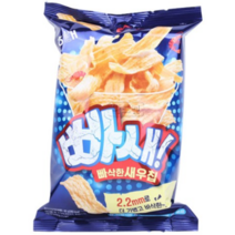 해태제과 빠새 빠삭한새우칩, 60g, 8개