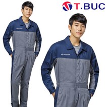 봄 여름 스즈끼 긴팔 반팔 T-719 그레이+네이비 M~4XL 현대자동차 정비복 자동차 일체형 작업복 복 빅사이즈 티뷰크