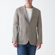 무인양품 MUJI 남성 프렌치 리넨 재킷 ADC14A1S