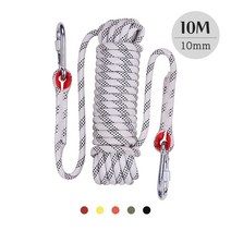 엔스타코 Seil 굵은 밧줄 고리 보조 자일 로프 줄 10M, 옐로우(Yl)