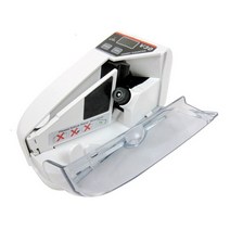 돈세는기계 현금세는 지폐세는 기계 money counter machine 미니 휴대용 빌 카운터 사용 배터리플러그 편리한 화면 현금 및 지폐 통화 계산 돈, 하얀, 우리를