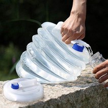 캠핑용물통 자바라물통 생수통 밥짓기 약수통 5L, 1개, 기본