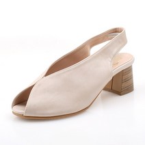 미스제인 루시 토오픈 통굽 슬링백 5cm