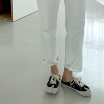 브랜드 여성 라운드 타비 슈즈 굽낮은 뮬 스니커즈 블로퍼