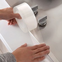 양면 테이프 욕실 주방 곰팡이 방지 방수 아크릴 투명 테이프 싱크 갭 화장실 코너 라인 나노 씰 스트립, 3CMX5M