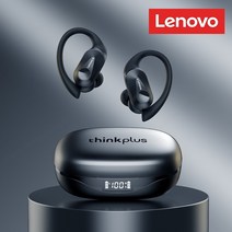 무선인이어 이어폰 블루투스 lenovo lp7 lp75 tws 스포츠 무선 헤드폰 방수 hifi 스테레오 소음 감소 이어 버드 마이크 포함, lp75 블랙 2