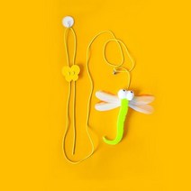 고양이장난감 시뮬레이션 새 인터랙티브 고양이 장난감 전기 매다는 독수리, Dragonfly big eyes