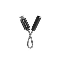 아이티스타일 C타입 이어폰 오디오 젠더 384kHz 고성능 DAC, C타입 to 3.5mm 젠더, 블랙