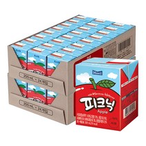 [소솜상점] 피크닉 사과 200ml X 48팩 + 소솜물티슈