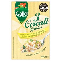 Riso Gallo 3 Grain Rice Barley Spelt Risotto - 400g (0.88lbs), 1