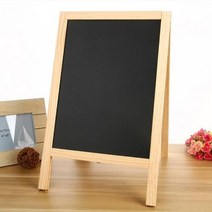 칠판 거치대 화이트 보드 받침대 기타매장진열용품 미니 나무 초크 더블 이젤 메시지 사인 디