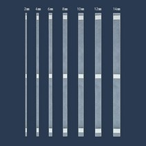 열접착 제본 스트립 북커버 10mm 60매 제본소모품 유치원 제본용품 제본보호 교구제작 제본기계 간편한