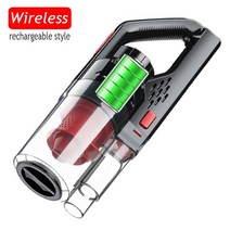 청소기 홈 자동차 진공 150w 6000pa 무선 충전식 진공 강력한 흡입 핸드 헬드 진공 습식건식, 협력사, 충전식 스타일