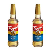 Torani 토라니 잉글리시 토피 시럽 750Ml 2개