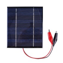 아파트 태양광 패널 발전 모듈 가정용 주택 판넬 1-6w 접이식 태양 전지 5v usb, 5w 150x130mm