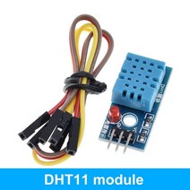 온도센서 Raspberry pi 2 3 센서 모듈 패키지 HC-SR04 501 DHT11 DS3231 arduino kit 용 KY-008 사운드 비 토양, [03] DHT11 Module