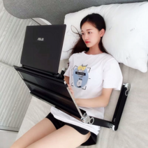 퍼텍 360도 각도조절 노트북테이블 독서대, K1S-블랙