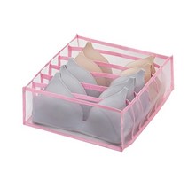 선반 수납장 선반틈새수납장 기숙사 옷장 주최자 양말 홈 분리 속옷 보관 상자 7, 협력사, 핑크 6 그리드