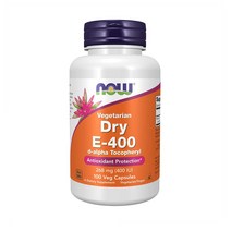 나우 푸드 베지테리언 E-400 d-알파 토코페릴 400 IU 100 베지캡슐, 1개, 1개
