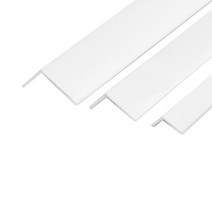 알루미늄 ㄱ자 코너몰딩(화이트) 3사이즈(10 15 20mm) 2.4M _몰딩 마루몰딩 바닥타일 타일마감 마감재 꼼꼼이 코너비드 ㄱ자, 15x15mm