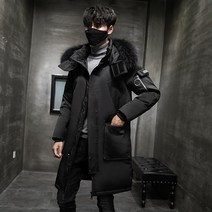 남성 구스 롱패딩 겨울 오버핏 다운패딩 블랙프라이데이