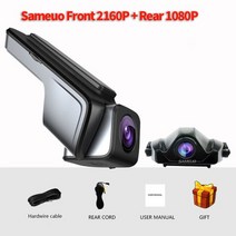 4K 룸미러 블랙박스 대시캠 가성비 포터 화물차 탑차 사이드 후방카메라 비디오 레코더 녹화 자동 야간 전면 및 주차 모드, f2160pr1080p, 64GB