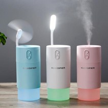 LLD-04 눈송이 미니가습기/LED/USB/초음파/차량용가습기/휴대용, 선택:화이트