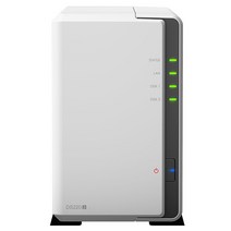 NAS nas 가정용 Synology 디스크 스테이션 DS220j 2 베이 디스크없는 Nas 서버 NFS 네트워크 스토리지 클라우드 보증 오리지널, 한개옵션0
