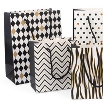 종이 쇼핑백 무늬 기성 선물가방 종이받침 튼튼한 큰, 도트 - 대(품)(절)