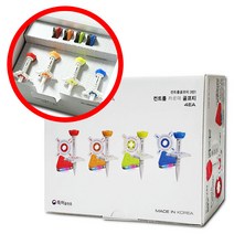 누토 카르마 컨트롤 골프티꽂이 에이밍 높이조절 눈금 롱티 LED티걸이 4P세트