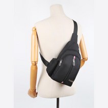 남자 여자 물병포켓 경량 등산슬링백 친구선물 남학생코디 유니크모던 앞으로매는가방