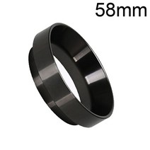 커피용품 싱글 컵 더블 컵 클린 컵 5158mm 비 가압 커피 필터 포터 필터 바구니, 58MM 블랙 링