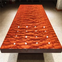 Bahua 단단한 나무 로그 대형 보드 티 테이블 티 테이블 테이블 마호가니 책상 Okan 흑단 호두 클리어런스 2 미터, 기타 재료 단단한 나무 슬래브