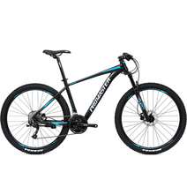 프로마스터 MTB자전거 케라스2.7HD 27.5인치 시마노27단 유압디스크 무료조립 고급사은품, 매트블랙/레드, 98%완조립+고급사은품