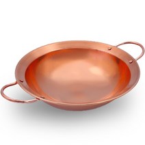 중식화구 중화렌지 두꺼운 순수 구리 주식 냄비 고전적인 중국 뜨거운 가스 버너 석탄 스토브 알코올 보일, 01 Gold_01 24cm Dia, 1개