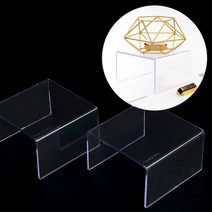 2P 투명 아크릴 매장디스플레이 전시대 화장품 소품