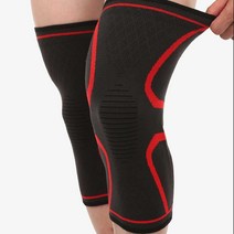 검정색 아대 밴드 무릎 보호대 헬스 등산 토시 보호, 여자_오렌지