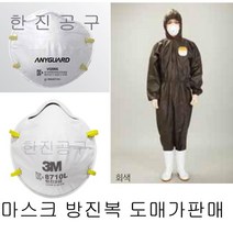 3M 한국 쓰리엠 8710l 마스크 방진 분진 애니가드 vc201g vc202v vc102v 밸브 일회용 보호복 sbw 방진복 작업복 원피스 투피스 J100 8822, 면마스크