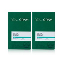 1+1 리얼그램 면역엔아연 글루콘산아연 400mg x 60정 아연영양제 면역력강화영양제, 1박스, 1개(2통)