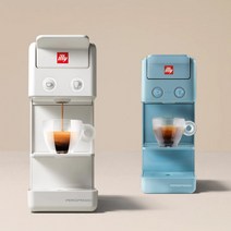 [국내발송] 일리 Y3.3 캡슐커피머신 [라이트블루 레드 화이트 블랙 택1] -국내A/S가능, 미디움 21p