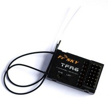 FrSky TFR6 FCC 2.4GHz 7 채널 리시버 RC 쿼드콥터 멀티콥터 부품 FUTABA FAST 14SG 와 호환 가능