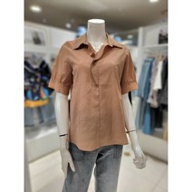 올리비아로렌 프릴카라 트임소매 블라우스 VOCNSYM6336