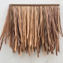 모조 인조 볏짚 지붕 처마 원두막 지푸라기 갈대 시골 동남아 밀짚 플라스틱 소품 테라스, 옥수수 잎 50 x 50cm 빽뺵함