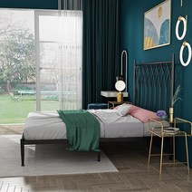 침대프레임 철제침대 골드프레임 북유럽풍침대 모던침대프레임 핀란드침대 벤치형침대 스칸디아침대, 1000mmx1900mm 옵션7