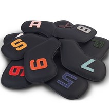 더더블랙 천연가죽 아이언커버 블랙시리즈 1P, 5번 아이언커버
