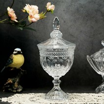 테이블장식용품 크리스탈 글라스볼 꽃병 화병