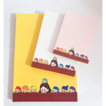 벽돌 백설공주 떡메모지, A5